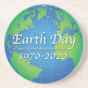 Posavasos Día de la Tierra 50 Aniversario de 2020