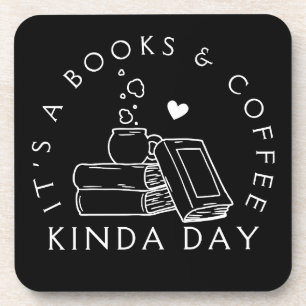 Posavasos Día de Libros y Café