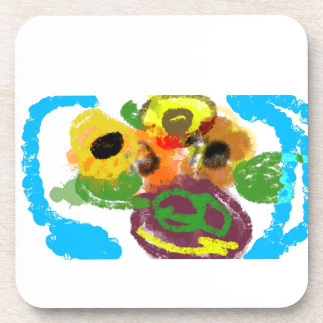 Posavasos Día de los girasoles (Frente)