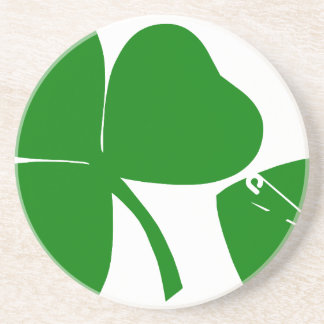 Posavasos Día de San Patricio - Obtén suerte 3 + 1 hojas = 4