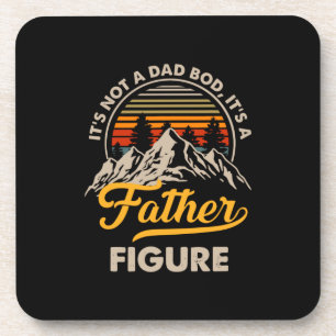 Posavasos Día del padre es una figura de papá