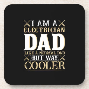 Posavasos Día del Padre Soy un papá electricista