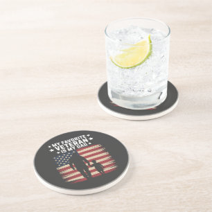 Posavasos Día del Veterano Padre Orgulloso