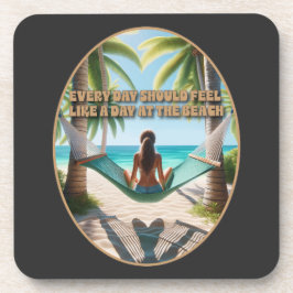 Posavasos Día en la playa