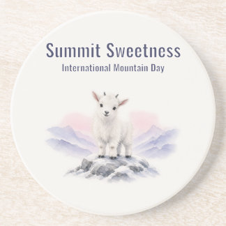 Posavasos Día Internacional de la Montaña Summit Sweetness