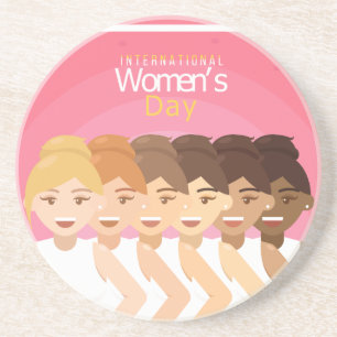 Posavasos Día Internacional de la Mujer
