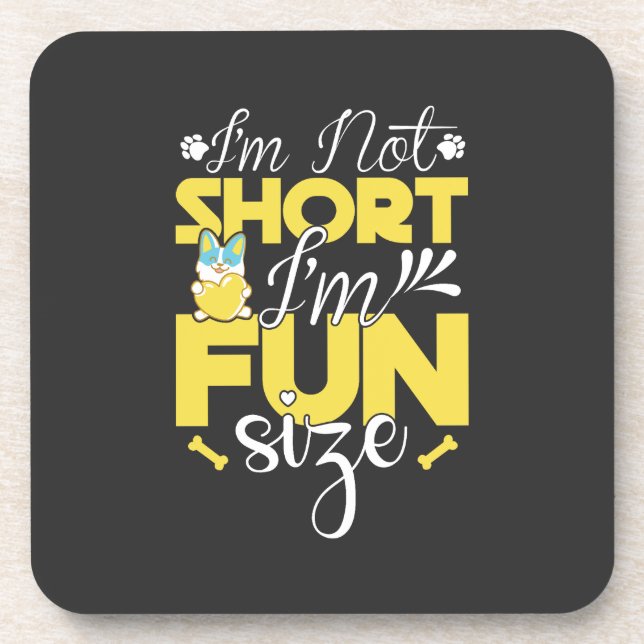 Posavasos Día Nacional de Apreciación de Chicas Cortos (Frente)