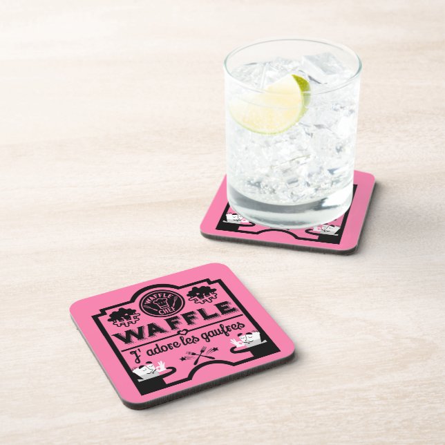 Posavasos Día Nacional de Waffle (Lado Derecho)