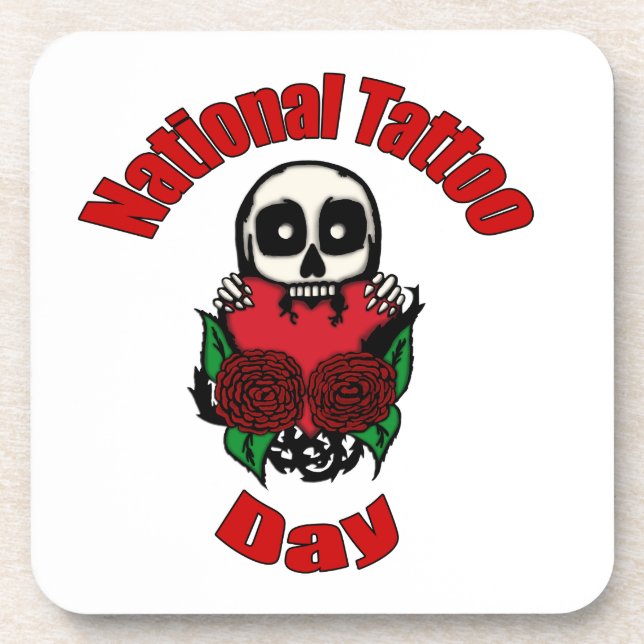 Posavasos Día Nacional del Tatuaje (Frente)