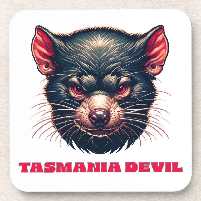Posavasos Diablo de Tasmania Australia (Frente)