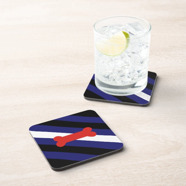 POSAVASOS DIAGONAL DEL ORGULLO DE REPRODUCCIÓN DE PUPPY (Lado Derecho)