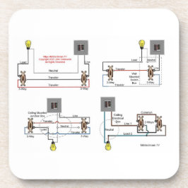 Posavasos Diagramas de interruptores de 3 vías para electric