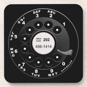 Posavasos Dial rotatorio del teléfono