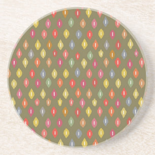 Posavasos diamantes cálidos de ikat