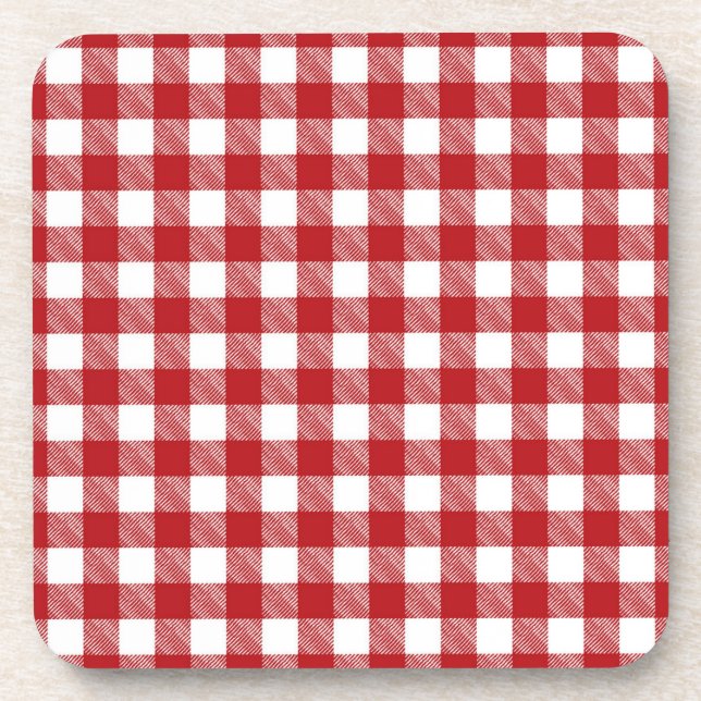 Posavasos Dibujo a cuadros (Frente)