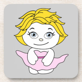 Posavasos Dibujo animado de princesa bailando