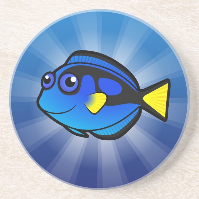 Posavasos Dibujo animado Tang/Surgeonfish 2 (Frente)