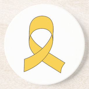 Posavasos Dibujo de cinta dorada