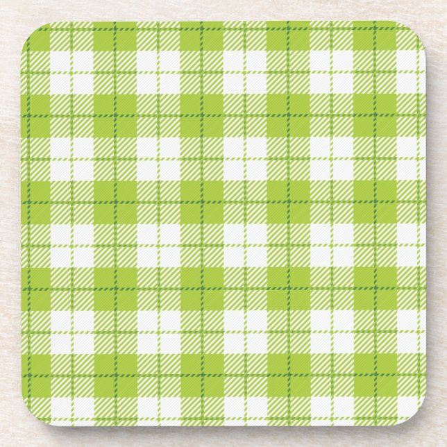 Posavasos Dibujo de cuadros (Frente)