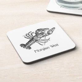 Posavasos Dibujo de la langosta #1