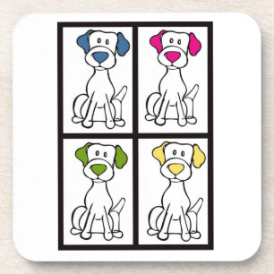 Posavasos Dibujo de perro lindo - Labrador