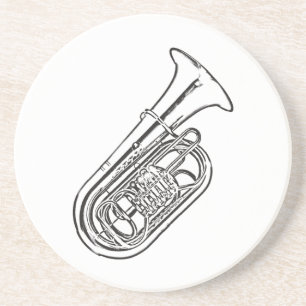 Posavasos Dibujo de tuba