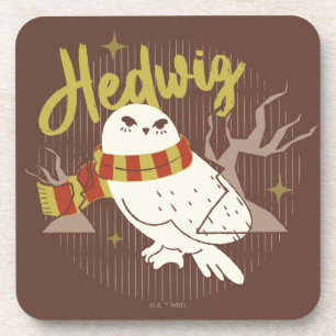 Posavasos Dibujo del Bosque Caprichoso de Hedwig