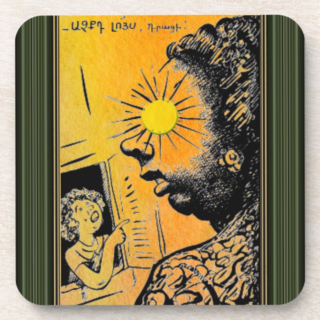 Posavasos Diciendo armenio (Frente)