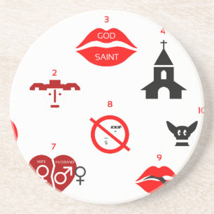 Posavasos diez mandamientos modernos