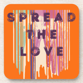 Posavasos Difundir El Amor Mezcla Colores Citas Positivas