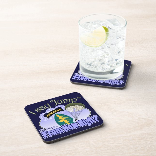 Posavasos Digo el salto [las fuerzas especiales] (Lado Derecho)