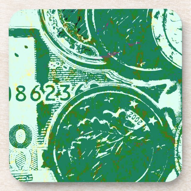 Posavasos Dinero verde (Frente)