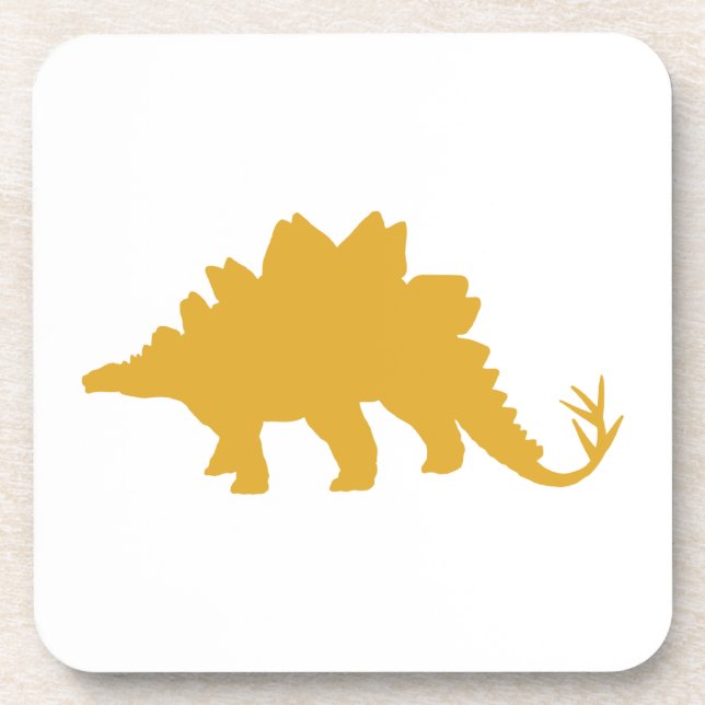 Posavasos Dinosaurio amarillo (Frente)