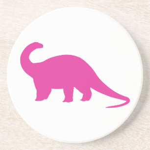 Posavasos Dinosaurio rosa