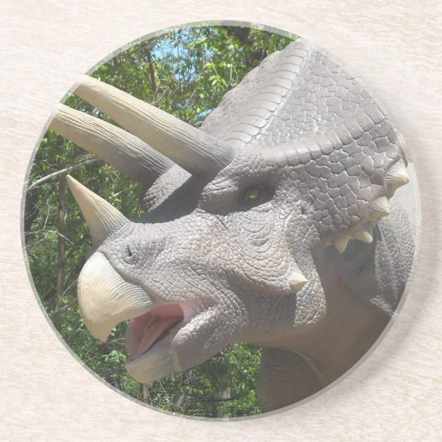 Posavasos Dinosaurio Triceratops (Frente)