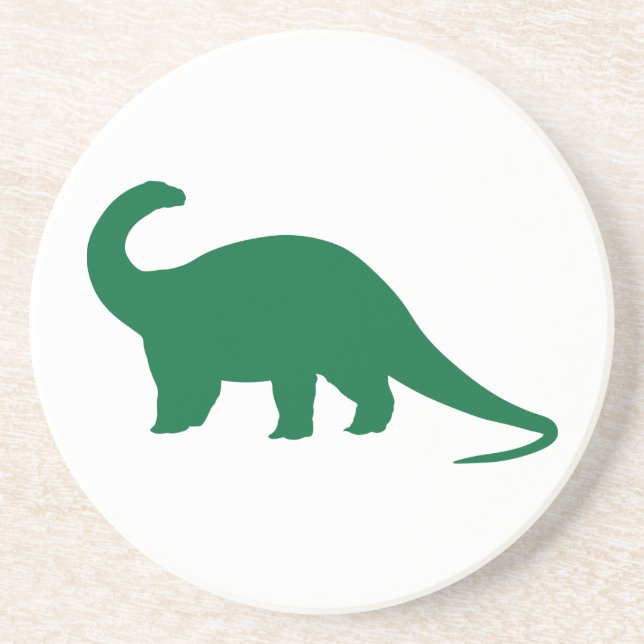 Posavasos Dinosaurio verde (Frente)
