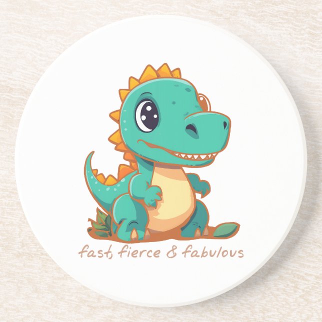 Posavasos Dinosaurios feroces (Frente)