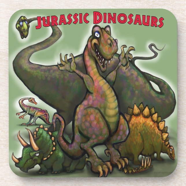 Posavasos Dinosaurios Jurásicos (Frente)