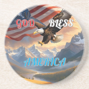 POSAVASOS DIOS BENDIGA A ESTADOS UNIDOS