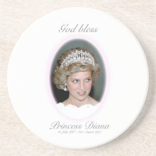 Posavasos Dios bendiga a la princesa Diana