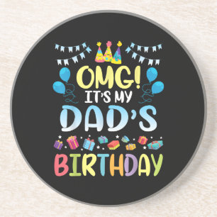Posavasos Dios mío, es el cumpleaños de mi papá feliz para m