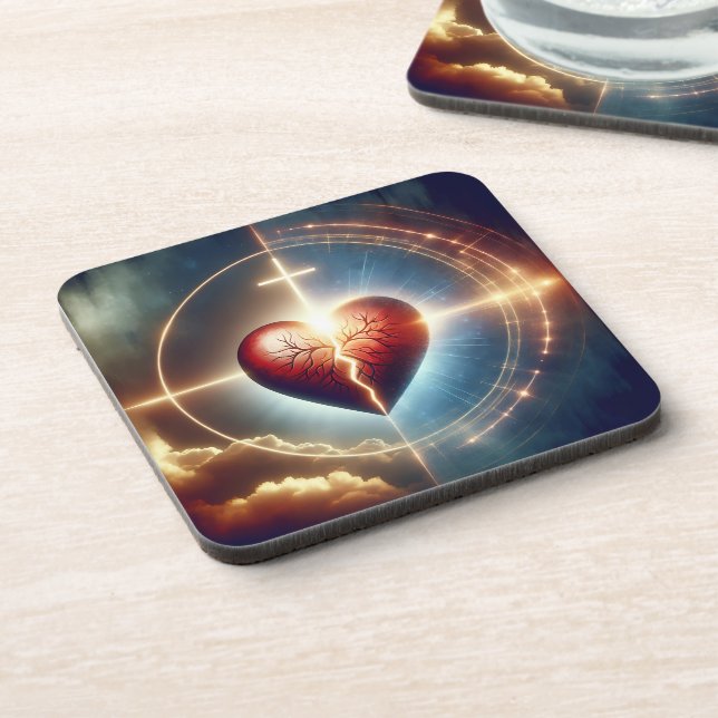 Posavasos Dios Puede Sanar Un Corazón Roto (Lado Izquierdo)