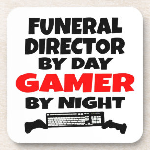 Posavasos Director Funeral Gamer