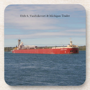 Posavasos Dirk S. VanEnkevort & Michigan Trader coasters