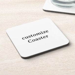 Posavasos Diseña tu propio plástico duro personalizado 