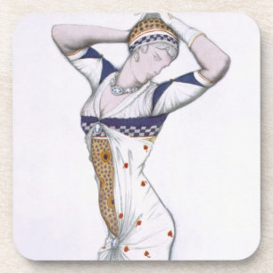 Posavasos Diseñe de una fantasía de Costume moderno, 1912