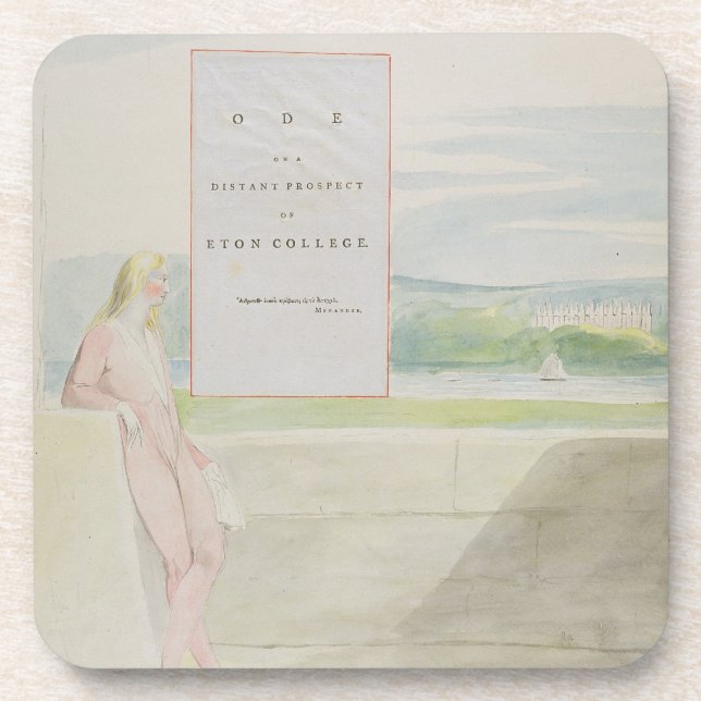 Posavasos Diseño 13 para la 'oda en una perspectiva distante (Frente)