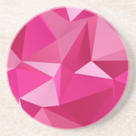 Posavasos Diseño audaz geométrico de semitono de impresión