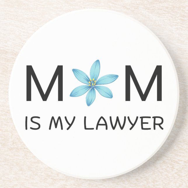 Posavasos Diseño botánico estético clásico femenino (Frente)