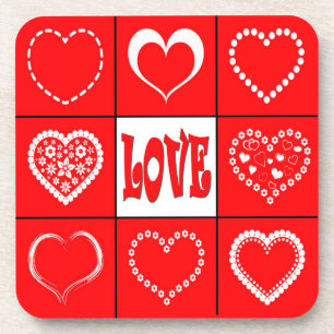 Posavasos Diseño cardíaco